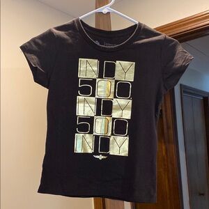 Indy 500 Girl’s Black T-Shirt